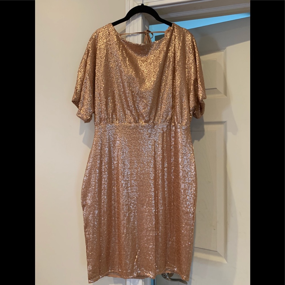 XL Gold Dress